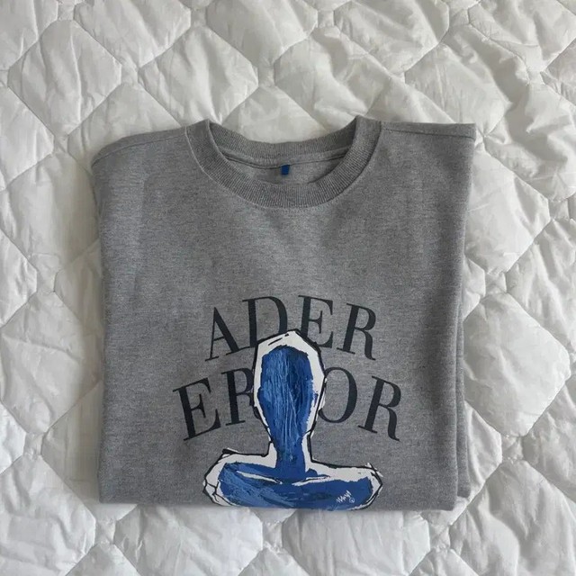 Ader Error Gray Hoodie Sweatshirt Size L