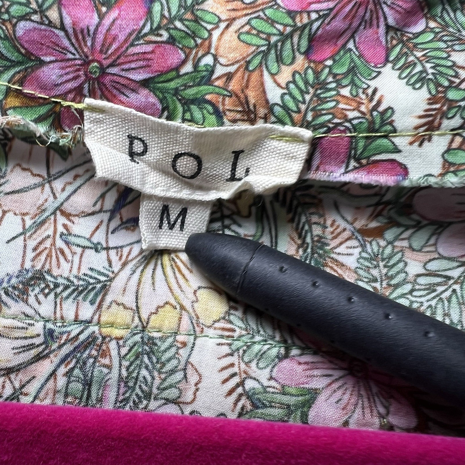 POL Women’s Medium Mixed material patchwork flann… - image 5