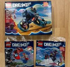 LEGO DREAMZZZ 30660 30698 71479 Zoey's Cat Motorcycle Dream Jet Pack Booster NEW