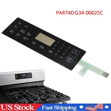 Replacment for Samsung Stove Range Membrane Switch Touchpad Overlay DG34-00025C
