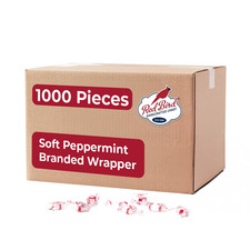 Soft Peppermint Candy Mints, 1000 Individually Wrapped Treats