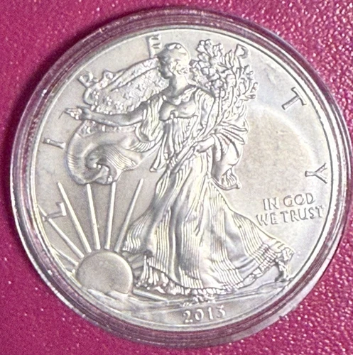 2013 American Eagle - $1 - 1 OZ. Silver Coin - .999 Fine Silver - Capsuled