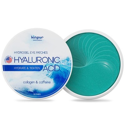 Under Eye Patches with Collagen, Caffeine & Hyaluronic Acid - Blue Eye Masks ...