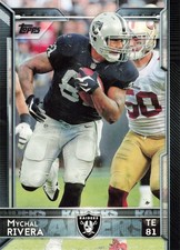 Mychal Rivera 2015 Topps #159 Oakland Raiders Football