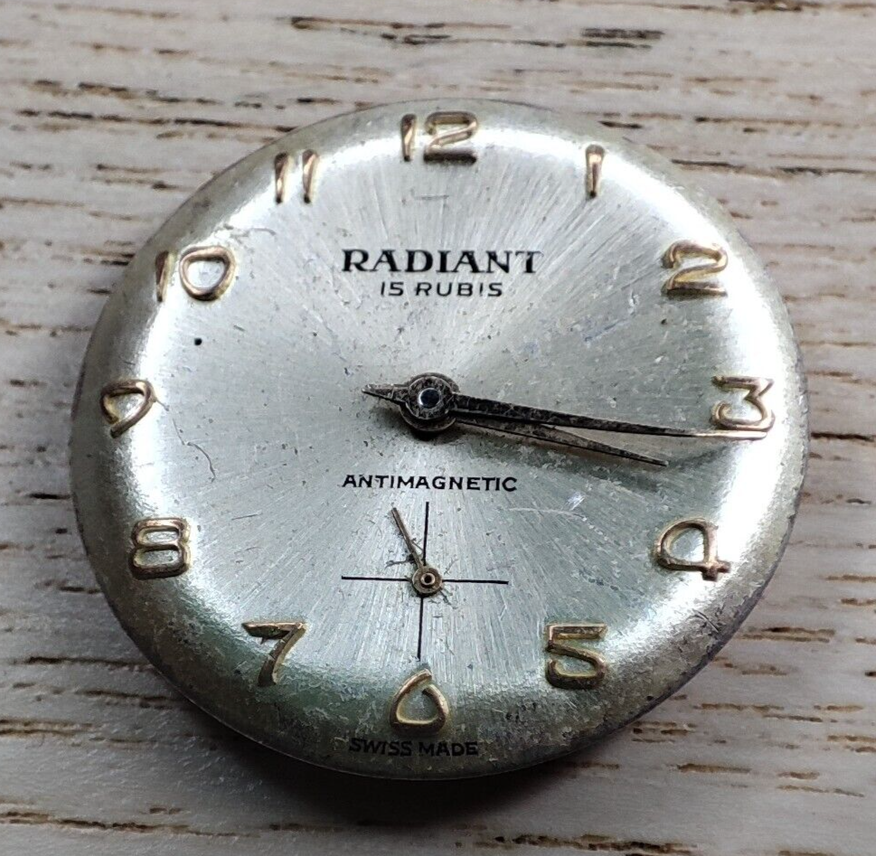 Radiant AS 1690/92 watch movement 23.2mm parts and spares