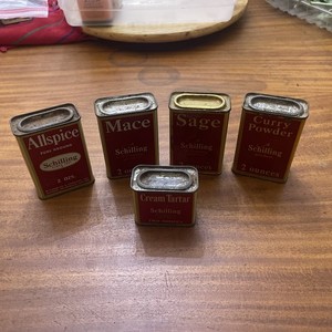 Vintage Schilling Spice Tins | eBay