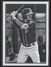 2019 Bowman Heritage #53P-14 Austin Beck Prospects Black and White