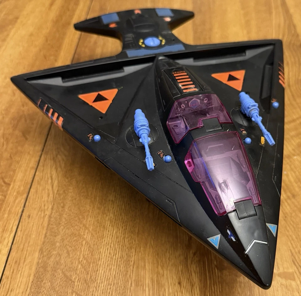 Vintage 1986 Coleco Starcom Shadowbat Shadowbat & Parasite Vehicle Set! - Image 2 of 4