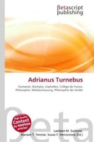 Lambert M. Surhone (U. A.) | Adrianus Turnebus | Taschenbuch | Deutsch (2026)