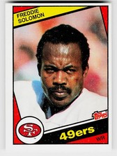 Freddie Solomon, 1984 Topps, #360, San Francisco 49ers,