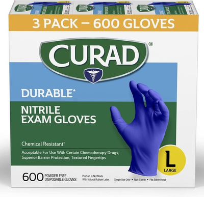 #ad Nitrile Ex Gloves Durable Powder Free Chemical Resistant Lar $63.00