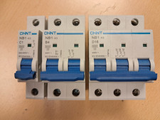 CHINT Type B & C Circuit Breakers 6kA Single, Double & Triple Pole