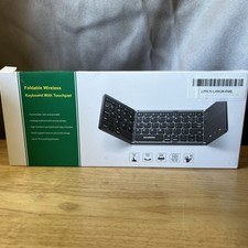 Samsers Foldable Bluetooth Keyboard with Touchpad, Portable Wireless Keyboard