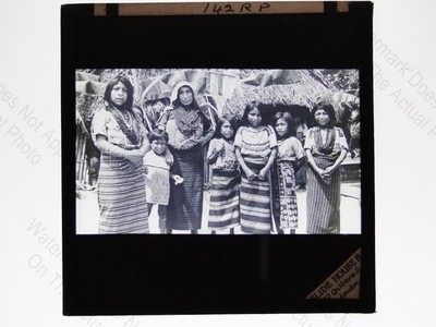 San Blas Indianer Panama Guna Kuna um 1910 magische Laternenfolie