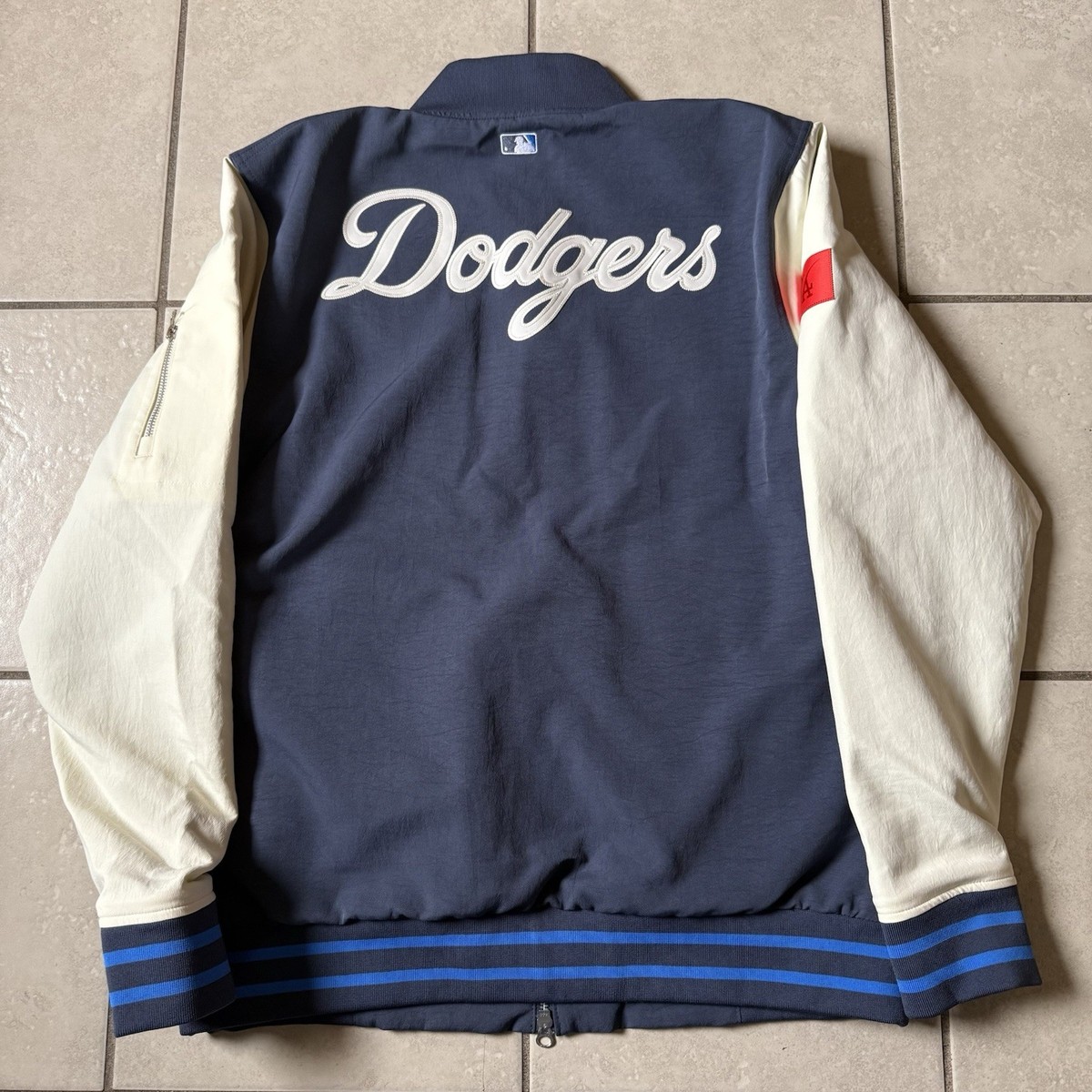 Nike Los Angeles Dodgers City Connect Bomber Jacket Sz