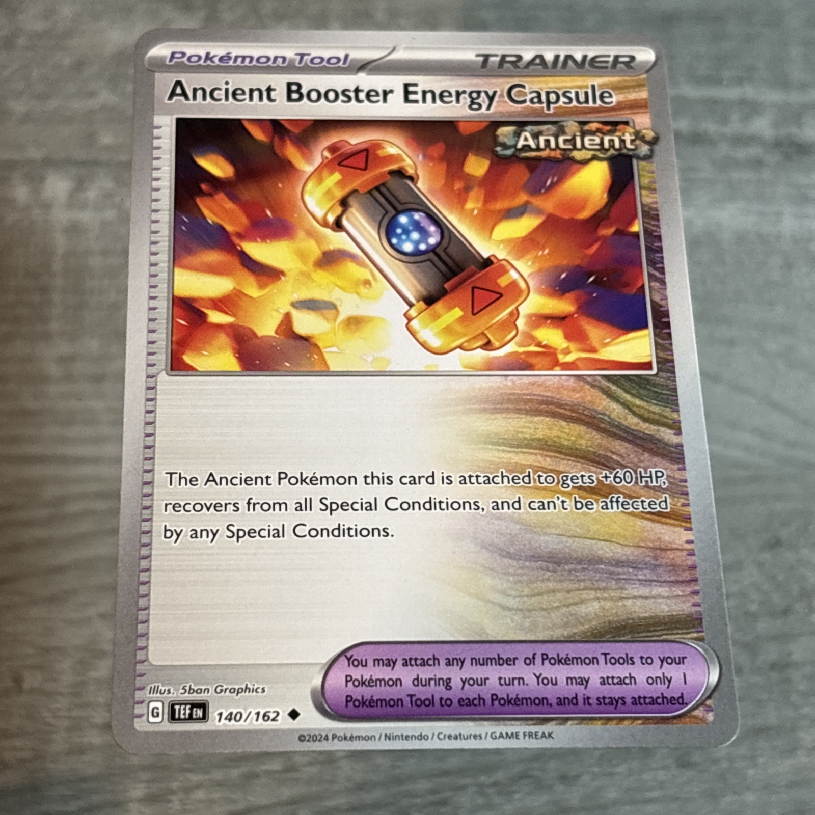 Pokemon Temporal Forces - 140/162 Ancient Booster Energy Capsule
