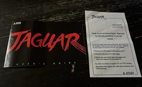 ATARI JAGUAR CONSOLE: PAL/Boxed/Complete/2 Games/All Paperwork/All Cables/Tested