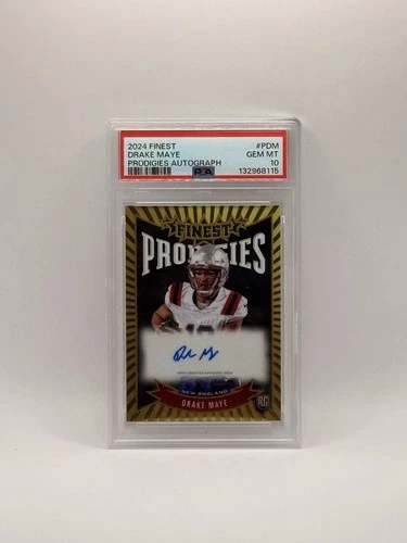 2024 TOPPS FINEST - DRAKE MAYE - PRODIGIES AUTO - #PDM - ROOKIE RC - PSA 10