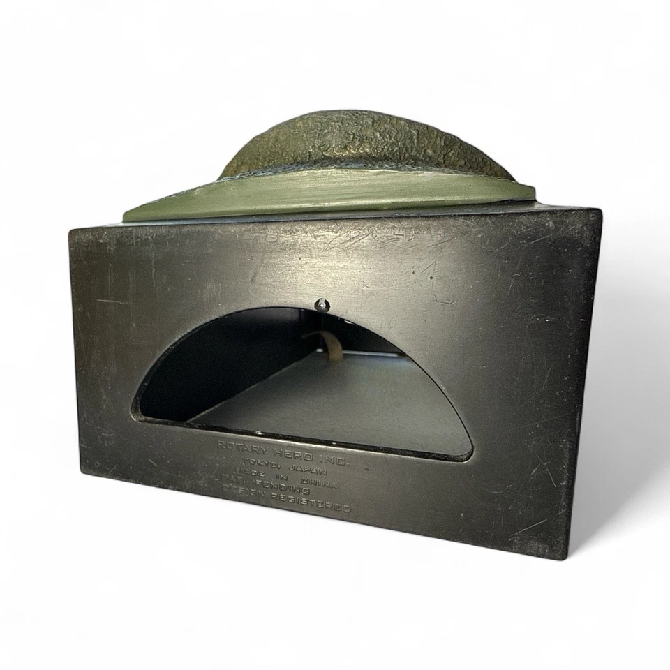 TIKI Imitación Piedra Cara Verde Isla de Pascua Pañuelo Caja Cubierta Rotary Hero Foto 3 de 4