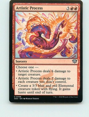 Artistic Process - U108 - MTG - Secrets of Strixhaven (SOS)