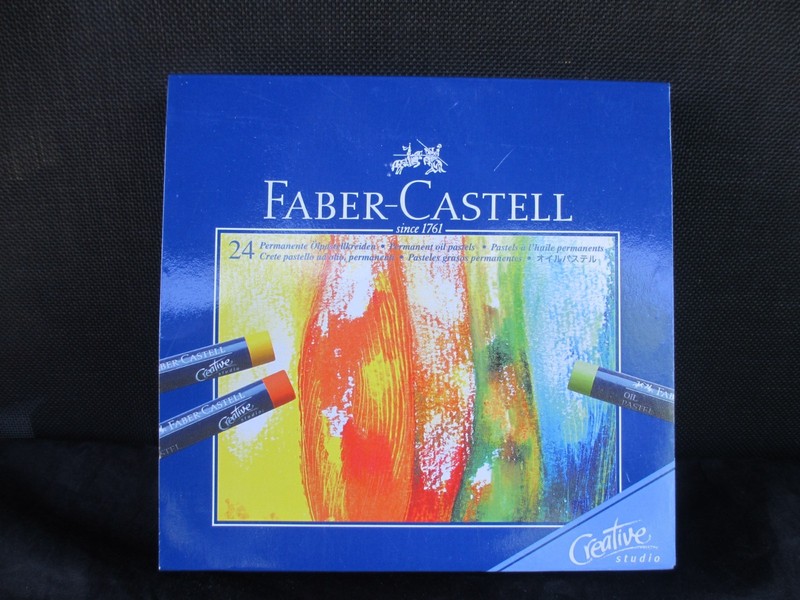 FABER CASTELL CREATIVE STUDIO 24 Permanent Oil Pastels Color Set. NEW.