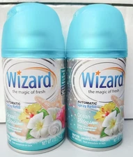 Wizard 2 Automatic Spray Refills Ocean Blossom scent 4oz Fits Glade Airwick Unit