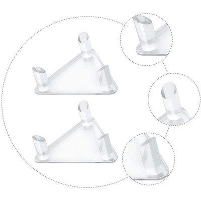 4pcs Acryl Ball Stand Halter Sport Ball Storage Display Rack für Rugby