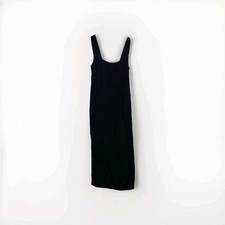 Reformation Dress Womens 8 Black Vea Maxi Sleeveless Scoop Neck Wedding Guest