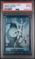 1992 Dc Cosmic Cards DCH5 Green Lantern Hologram PSA 6