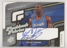 2005-06 SPx Flashback Fabrics Auto Dwight Howard #DH Auto HOF 9c6