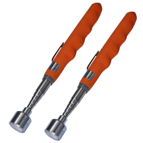 2 PCS Telescoping Magnetic Pick Up Tool Extendable 31" 20 lb Telescopic Magne...