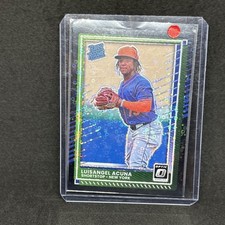Luisangel Acuna Donruss Optic Rated Prospect Black Disco