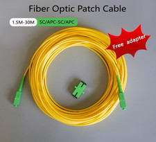 Fiber Optic Patch Cable SC/APC to SC/APC Single Mode FTTH Extension 1.5M-30M