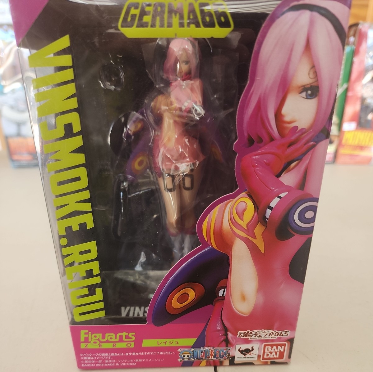 【新品】Figuarts ZERO Vinsmoke Reiju GERMA66 Figuarts ZERO ONE PIECE GERMA 66 Poison Pink VINSMOKE REIJU