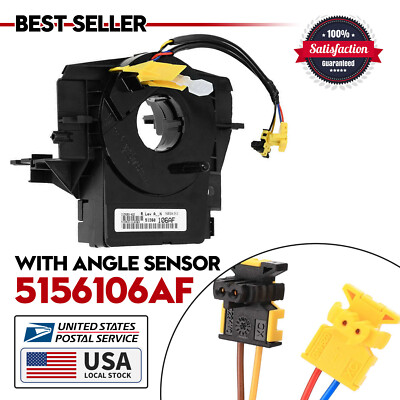 Steering Wheel Clock Spring with Angle Sensor for Jeep Chrysler Dodge 5156106AF