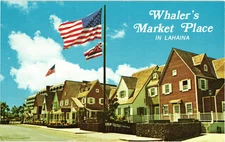 Whaler's Market Place Advertising Lahaina Maui Hawaii Unused Postcard c1970s
