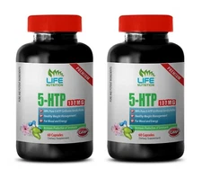 promote weight loss - 99% PURE 5-HTP 100mg - appetite suppressant 2 Bottles