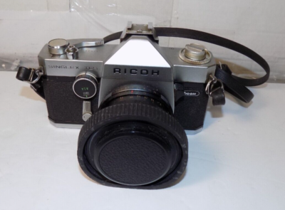 Vintage Ricoh Singlex TLS 35mm Film Camera with Auto Rikenon 1:1.7