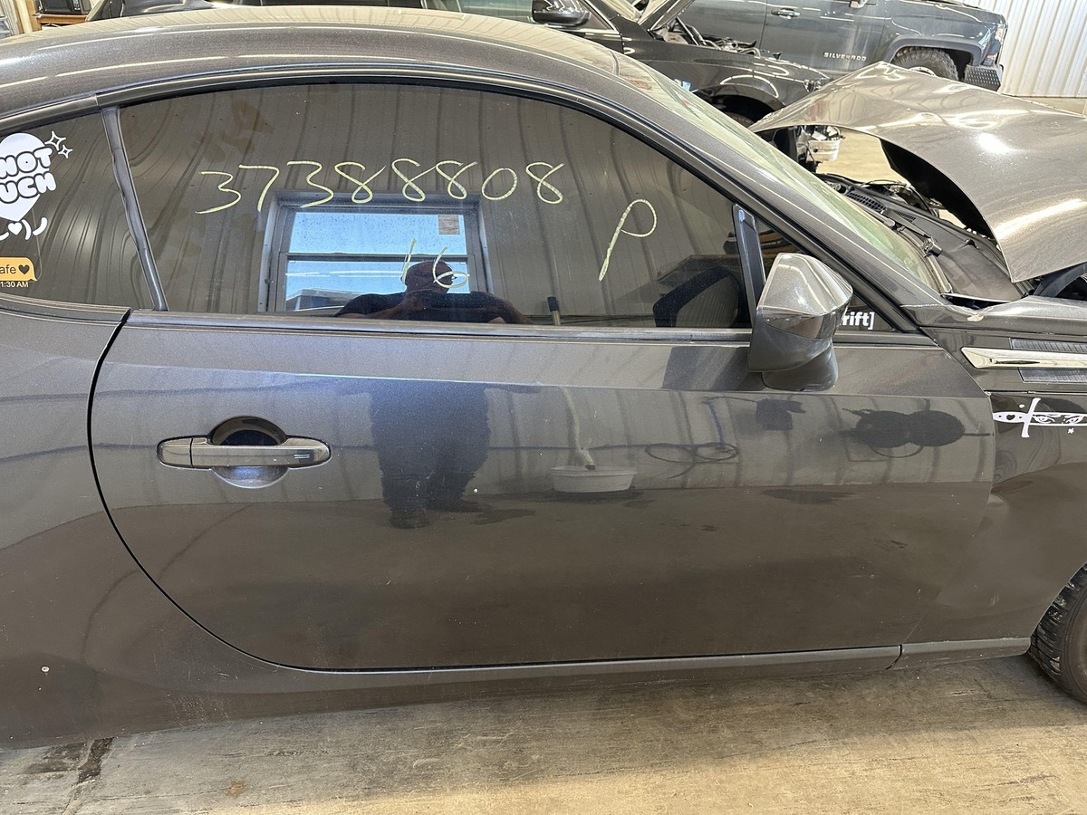 2013-2020 Subaru BRZ Passenger Right Front Door Dark Gray Metallic