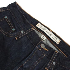Asbury Park NWT 5 Pocket Jeans Size 32 US In Solid Blue 100% Cotton