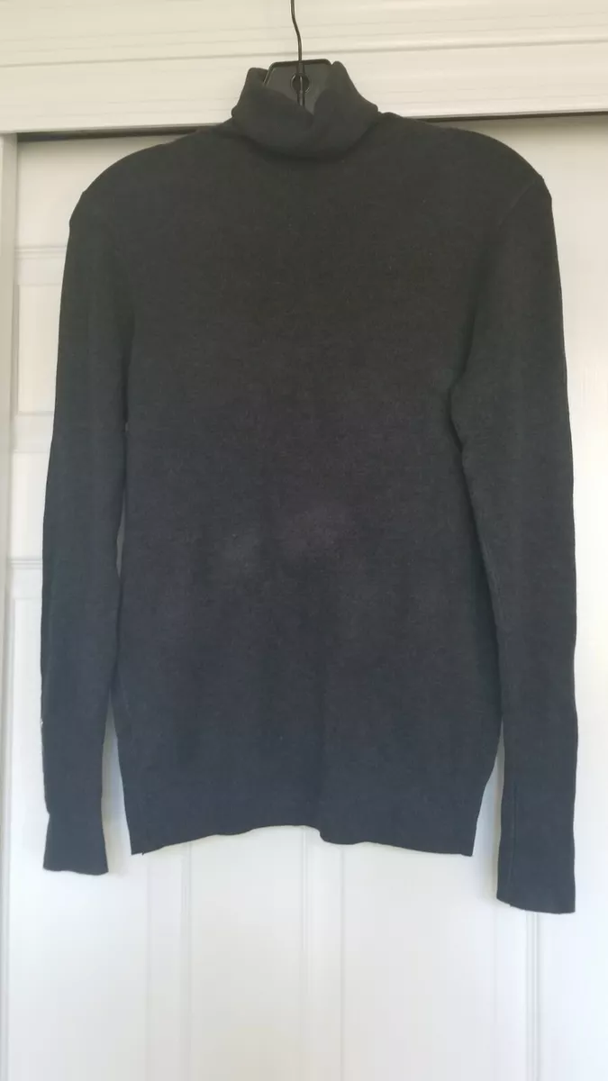 Louis Vuitton High Turtleneck Compact Knit Sweater BLACK. Size L0