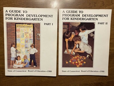 Guide To Program Development For Kindergarten Set Connecticut Education 1988 B4