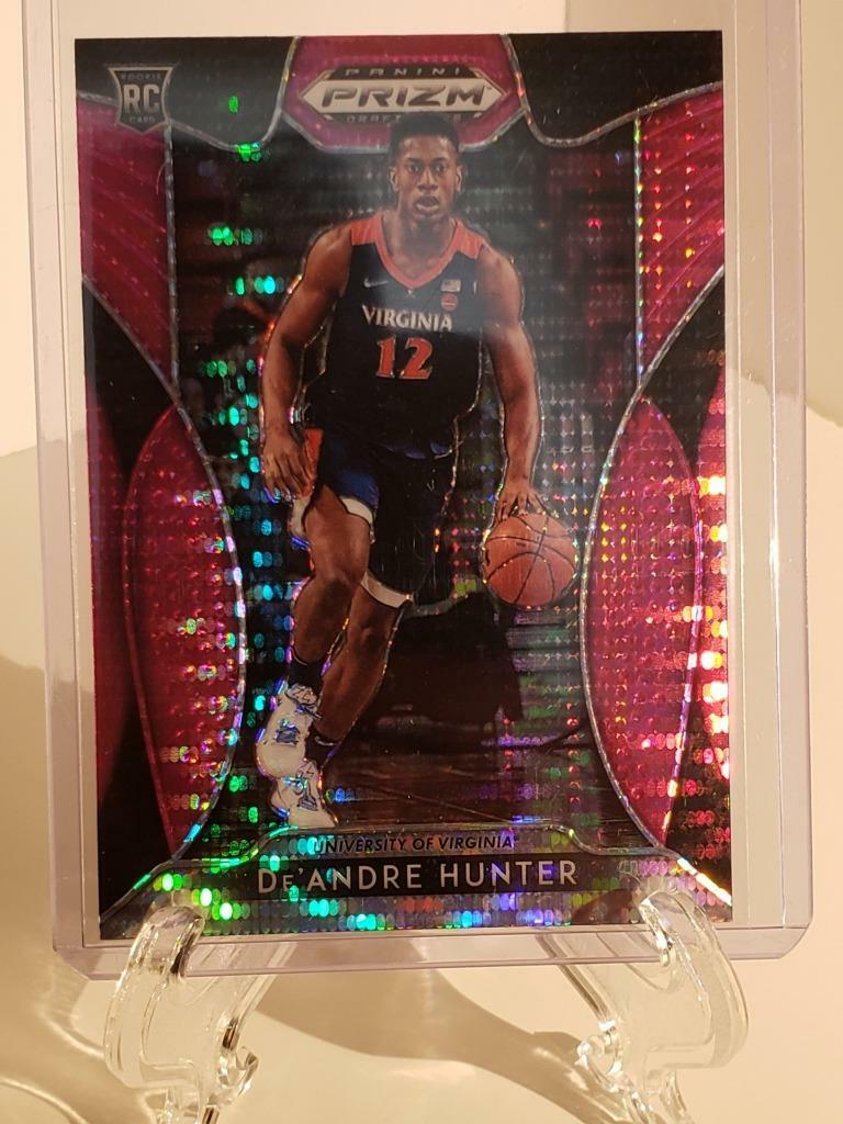 2019-20 Panini Prizm Draft #4 De'Andre Hunter Pink Pulsar Prizm