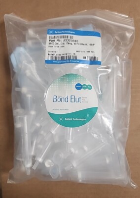 Agilent A5320320 Bond Elut SPEC C18 Cartridge 15 mg 3 mL 100/pk New