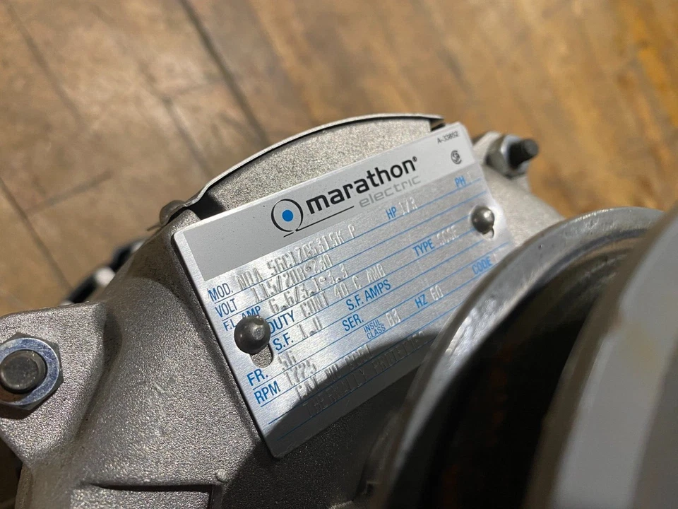 1/3HP Marathon 56C17G5315K Motor 115/208-230V 1PH Frame 56 Hazardous Locations - Image 4 of 4