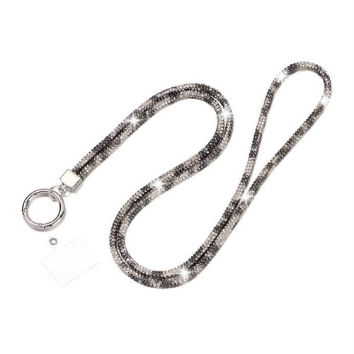 Glitter Bright Rhinestone Phone Lanyard Crystal Neck Strap Hanging Ornaments - 第 19/25 張圖片