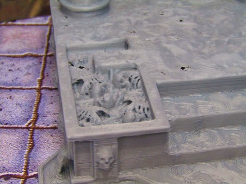 Cultists Sacrificial Torture Altar Stage w/ Bone & Blood Scenery Scatter Terrain - Picture 2 of 10