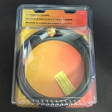 Mr. Heater F273711 Brass/Plastic Hose Assembly 1 Dia. in.x1 Dia. in.x12 L ft.