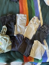 Boys Size 10 Lot Jeans And Long Sleeve Shirts