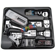 11PCS Presser Foot Set – Fit Singer, Brother, Janome, Kenmore Low Shank Machines